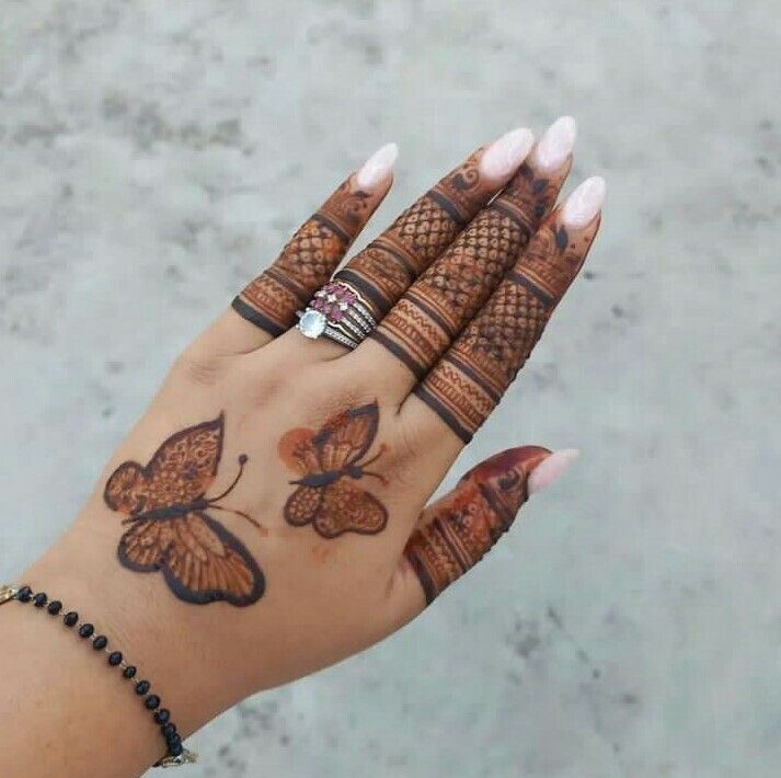 Back Hand Mehndi Design