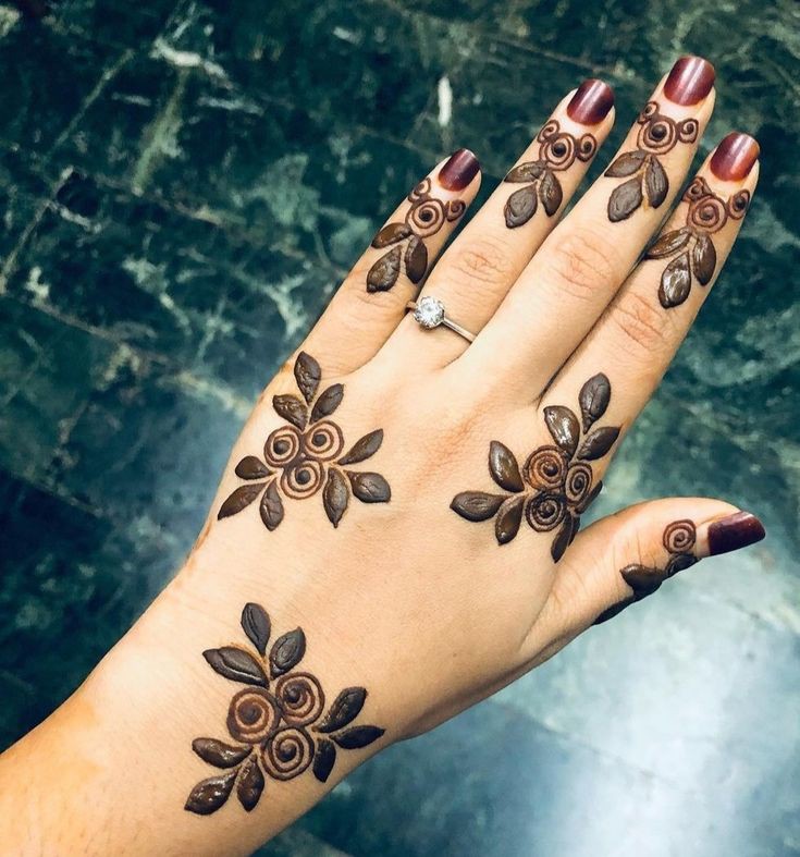 Back Hand Mehndi Design