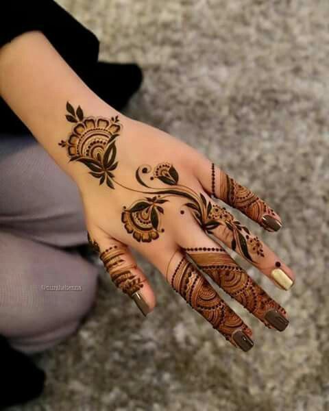 Back Hand Mehndi Design