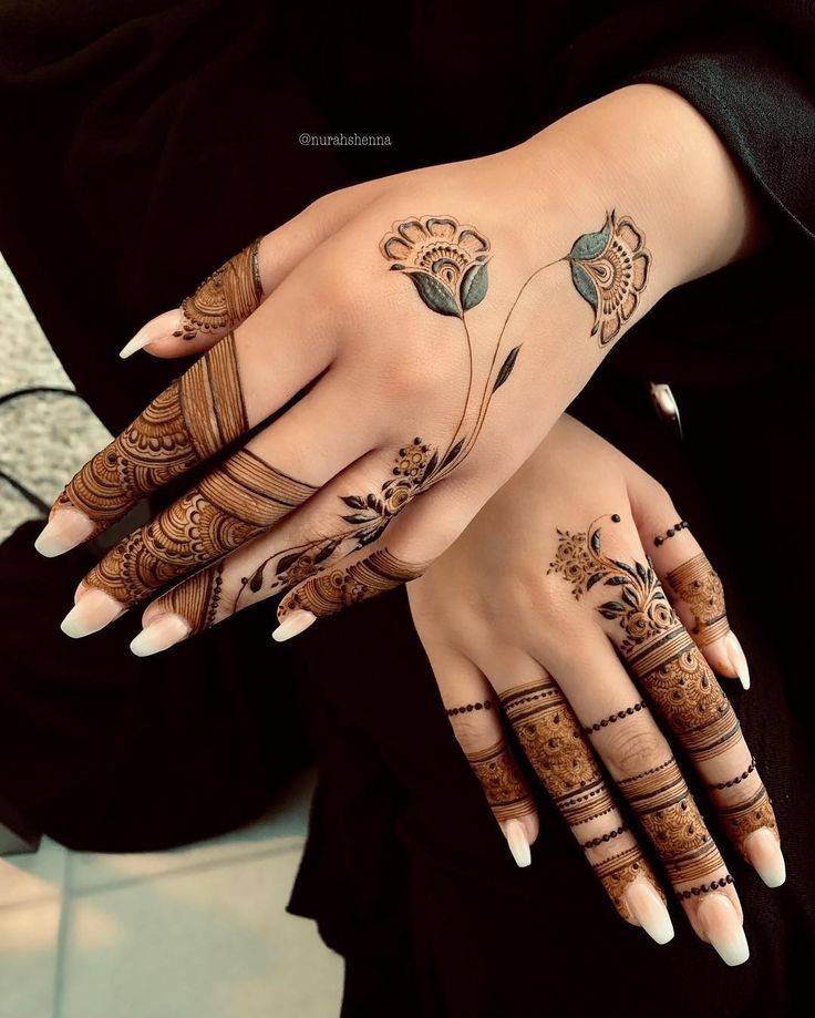 Back Hand Mehndi Design