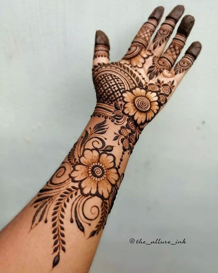 Full Hand Mehndi Design Full Hand Mehndi Design