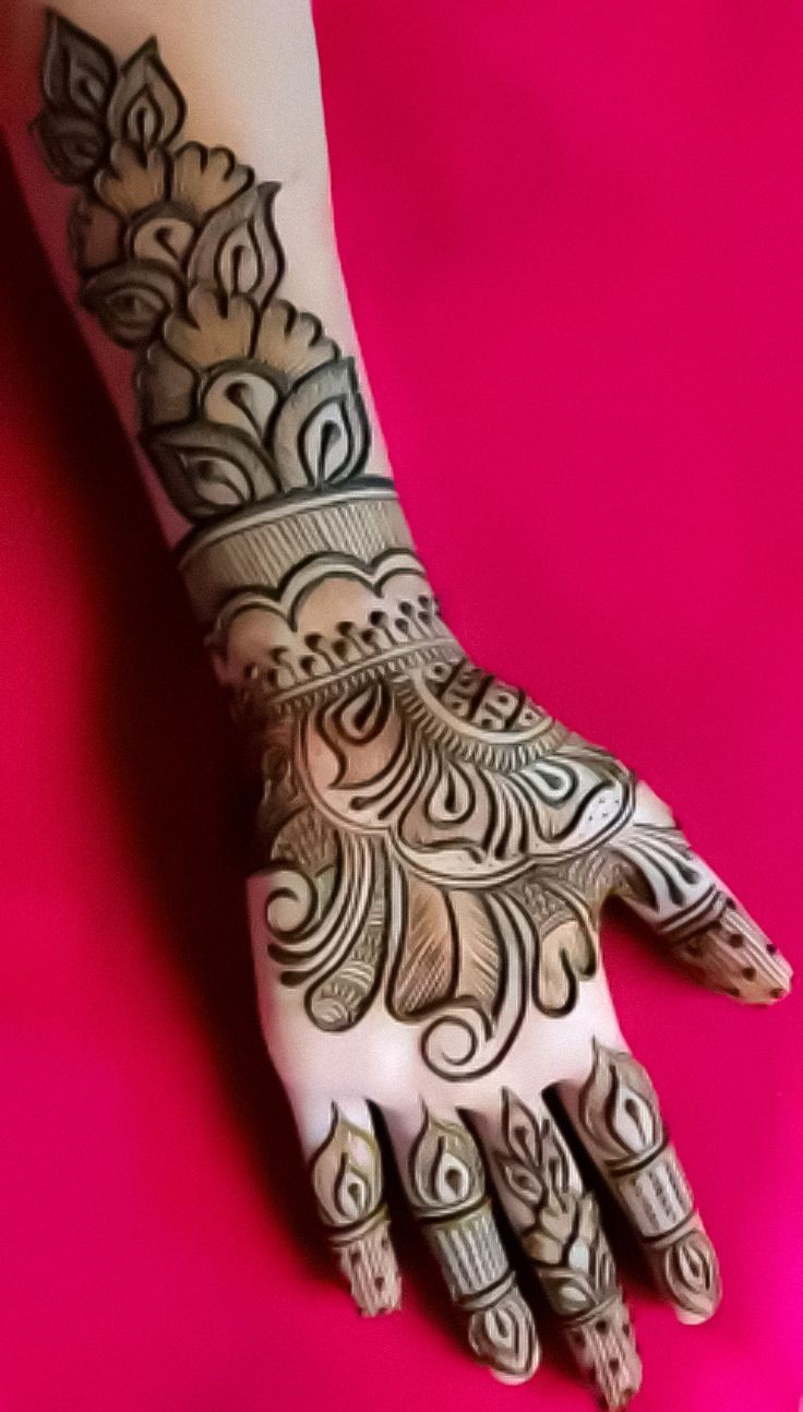 Full Hand Mehndi Design Full Hand Mehndi Design